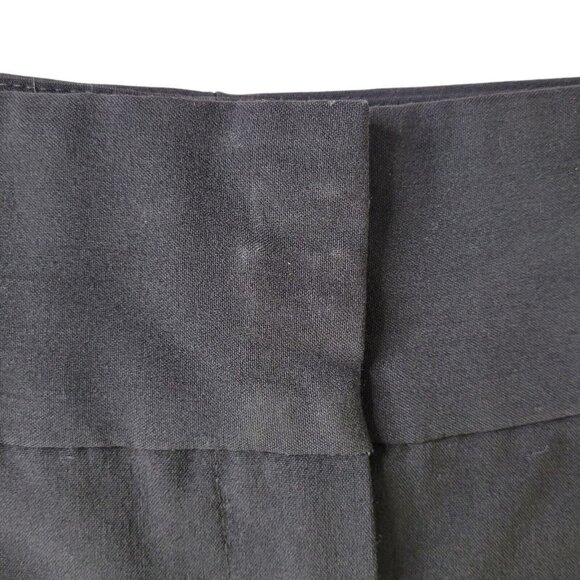 Nicole Miller Capri Pants Size 8 32X22 Two 2 Pair Black Gray Front Zip Pockets - Picture 12 of 12